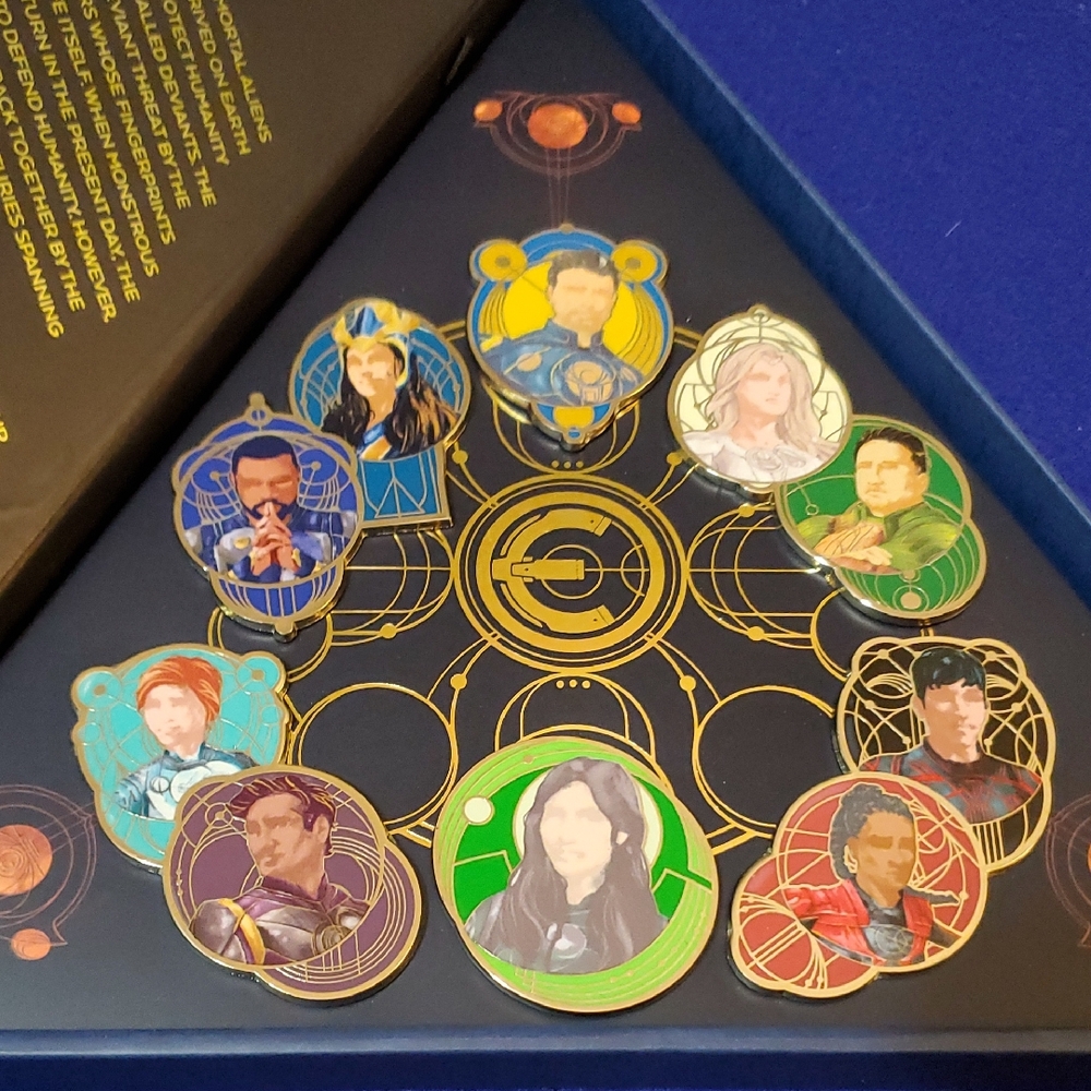 Marvel Eternals Enamel 6 Pin Set